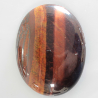 Gemstone Cabochon - Oval 40x30MM TIGEREYE RED