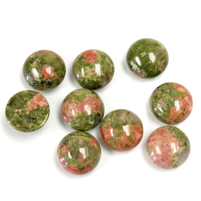 Gemstone Cabochon - Round 09MM EPIDOTE