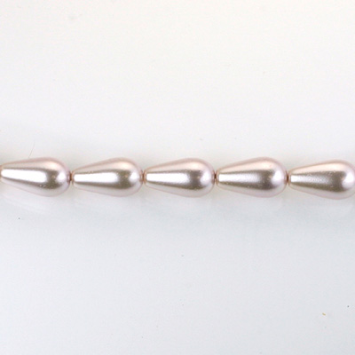 Czech Glass Pearl Bead - Pear 09x6MM LAVENDER 70427