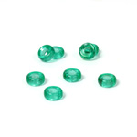 Czech Pressed Glass Ring - 06MM EMERALD