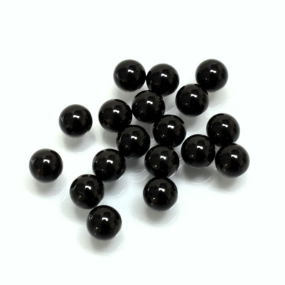 Gemstone No-Hole Ball - 06MM BLACK ONYX