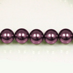 Czech Glass Pearl Bead - Round 06MM AMETHYST 70979