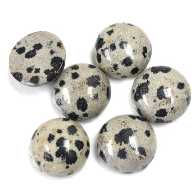 Gemstone Cabochon - Round 13MM DALMATION