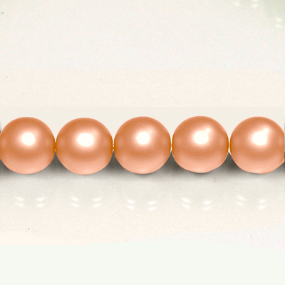 Czech Glass Pearl Bead - Round 03MM MATTE COPPER 75415