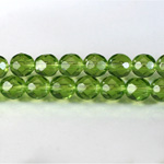 Czech Glass Fire Polish Bead - Round 07MM OLIVINE