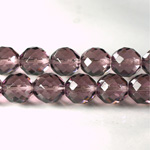 Czech Glass Fire Polish Bead - Round 10MM LT AMETHYST