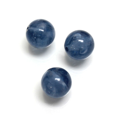 Plastic Flawed Bead - Round 12MM FLAWED MONTANA