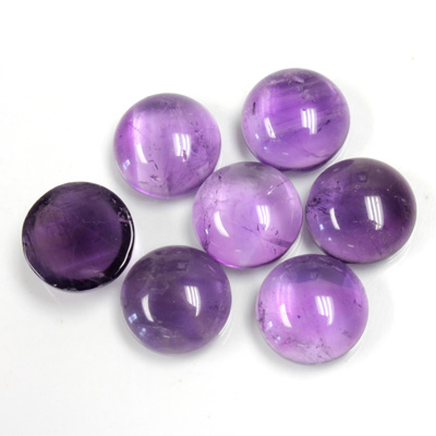 Gemstone Cabochon - Round 11MM AMETHYST (B grade)