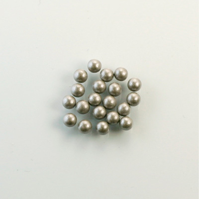 Czech Glass Pearl No-Hole Ball - 2.5MM LT BROWN 70418