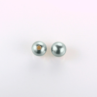 Czech Glass Pearl 1-Hole Ball - 06MM LT BLUE 70462
