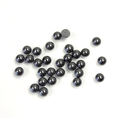 Gemstone Cabochon - Round 03MM HEMATITE