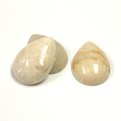 Gemstone Cabochon - Pear 18x13MM RIVERSTONE