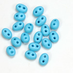 Preciosa Czech Glass 2-Hole Seed Bead - Twin 2.5x5MM SOFT BABY BLUE 26630