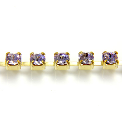 Preciosa Crystal Rhinestone Cup Chain - PP24 (SS12) VIOLET-RAW