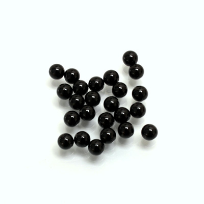 Gemstone No-Hole Ball - 04MM BLACK ONYX