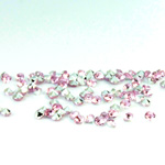 Plastic Point Back Foiled Chaton - Round 1.5MM ROSE