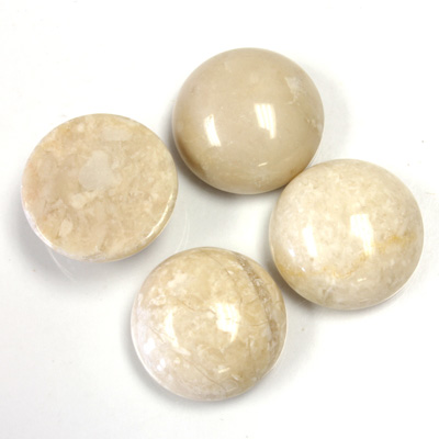 Gemstone Cabochon - Round 15MM RIVERSTONE