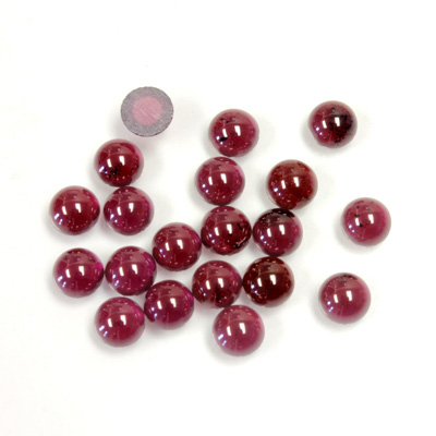 Gemstone Cabochon - Round 05MM GARNET