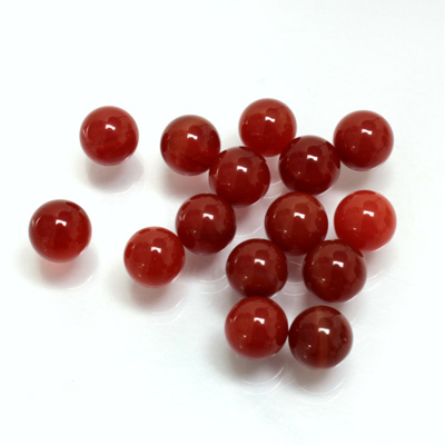 Gemstone No-Hole Ball - 07MM CORNELIAN