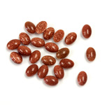 Man-made Cabochon - Oval 06x4MM BROWN GOLDSTONE