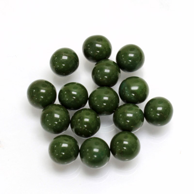 Glass No-Hole Ball - 07MM DARK GREEN