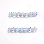 Czech Glass Fire Polished Bead - Bicone 04MM LT SAPPHIRE