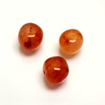 Plastic  Bead - Mixed Color Smooth Nugget 13x12MM CORNELIAN AGATE