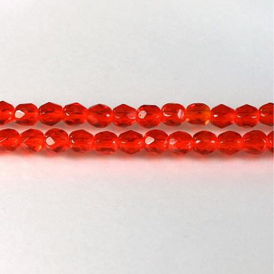 Czech Glass Fire Polish Bead - Round 05MM HYACINTH