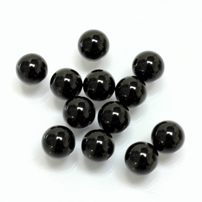 Gemstone No-Hole Ball - 08MM BLACK ONYX