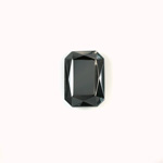 Glass Point Back Tin Table Cut (TTC) Stone - Cushion Octagon 10x8MM HEMATITE