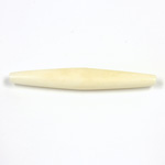 Genuine Bead Bone Hairpipe 02 inch length Natural White