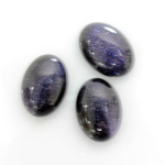 Man-made Cabochon - Oval 18x13MM BLUE GOLDSTONE