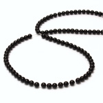 Gemstone Bead - Smooth Round 04MM BLACK ONYX