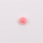 Plastic Carved No-Hole Flower - Rosebud 06.5MM PINK