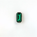 Glass Point Back Tin Table Cut (TTC) Stone - Cushion Octagon 08x4MM EMERALD