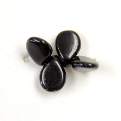 Preciosa Czech Pressed Glass Bead - Pip 5x7MM JET