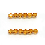 Czech Glass Fire Polished Bead - Bicone 05MM TOPAZ