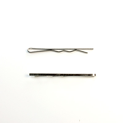 Metal Bobby Pin 39MM Nickel Plated Steel