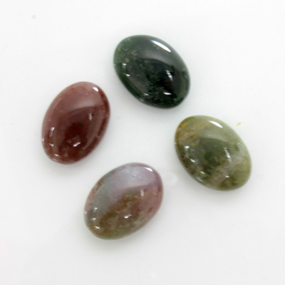 Gemstone Cabochon - Oval 14x10MM FANCY JASPER