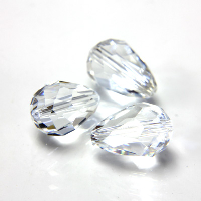 Preciosa Crystal Bead - Pear 10.5x7MM CRYSTAL