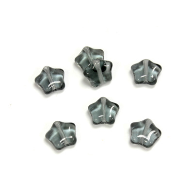 Czech Pressed Glass Bead - Star 08MM MONTANA