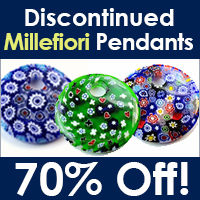 Millefiori Glass Pendants